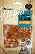 Flamingo Snacks Hapki Cake with Salmon and Chicken - лакомство за котки със сьомга и пилешко 50 гр