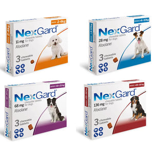 РАЗПРОДАЖБА NexGard - противопаразитни таблетки за кучета от 25 до 50 кг, 3 броя