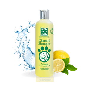 Menforsan Anti-Dandruff Shampoo - шампоан, приготвен с екстракт от лимон, мощна активна съставка срещу пърхот и лющене на кожата 300 мл.
