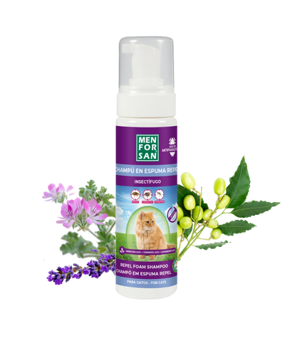 Menforsan Repellent Foam Shampoo - репеленрен шампоан без отмиване 200 мл