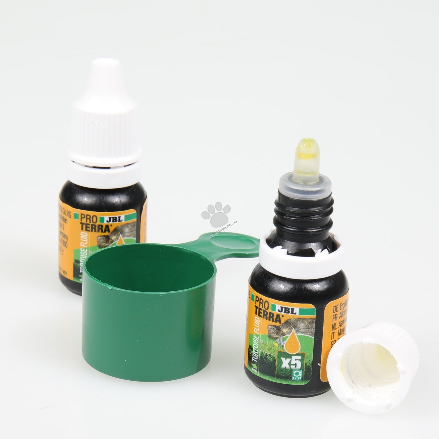 JBL ProTerra Tortoise Fluid - течни мултивитамини за сухоземни костенурки за обогатяване на храната 20 мл