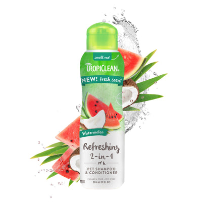 TropiClean Watermelon Luxury 2 in 1 - шампоан и балсам за кучета и котки 355 мл