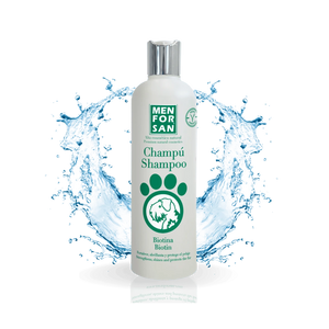 Menforsan Biotin Shampoo - шампоан с биотин, помага за укрепване на тънката и чуплива козина, подобрява структурите на кератин, като възстановява и укрепва капилярите 300 мл.