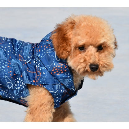 Nayeco Reversible Raincoat Blue Umbrella - двулицев дъждобран за куче 30 см