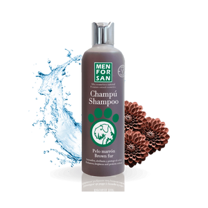 Menforsan Brown fur Shampoo - за кучета с кафяв цвят на козината и всички негови нюанси 300 мл