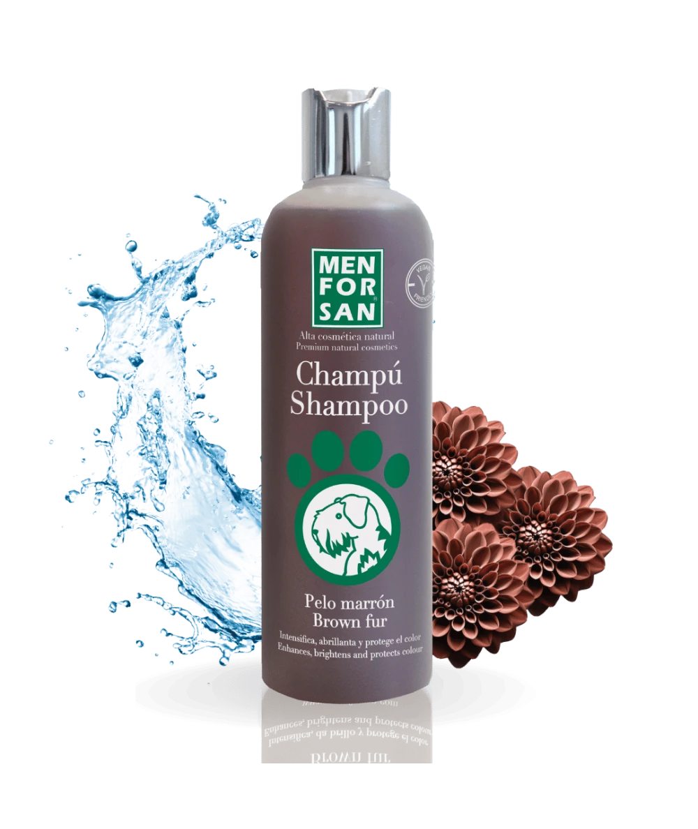 Menforsan Brown fur Shampoo - за кучета с кафяв цвят на козината и всички негови нюанси 300 мл