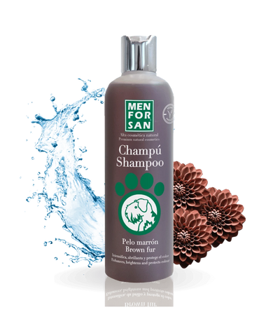 Menforsan Brown fur Shampoo - за кучета с кафяв цвят на козината и всички негови нюанси 300 мл