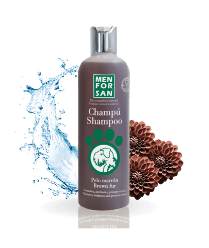 Menforsan Brown fur Shampoo - за кучета с кафяв цвят на козината и всички негови нюанси 300 мл