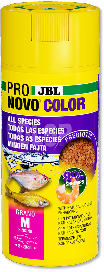 JBL PRONOVO COLOR GRANO CLICK - храна на гранули за подсилване на цветовете на декоративните рибки от - см.