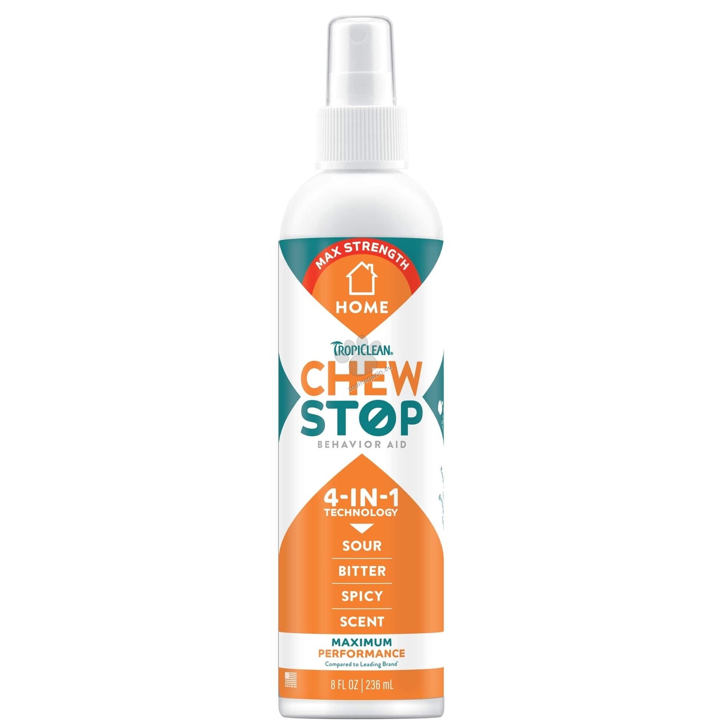 TropiClean Chew Stop Behavior Aid Home Spray - отблъскващ препарат за кучета 236 мл