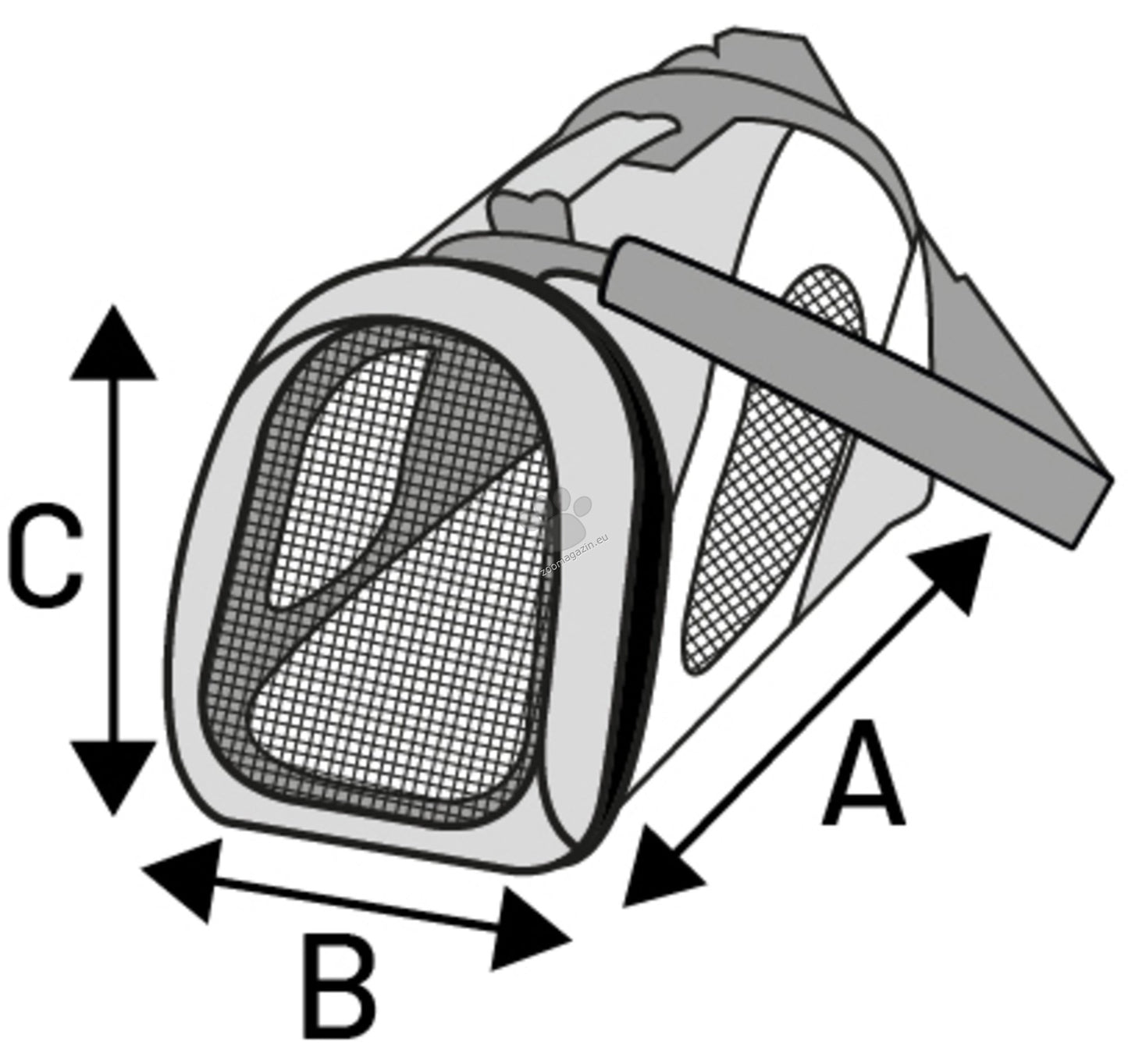 Flamingo Carrying bag Martha - мека транспортна чанта 46 / 28 / 28 см