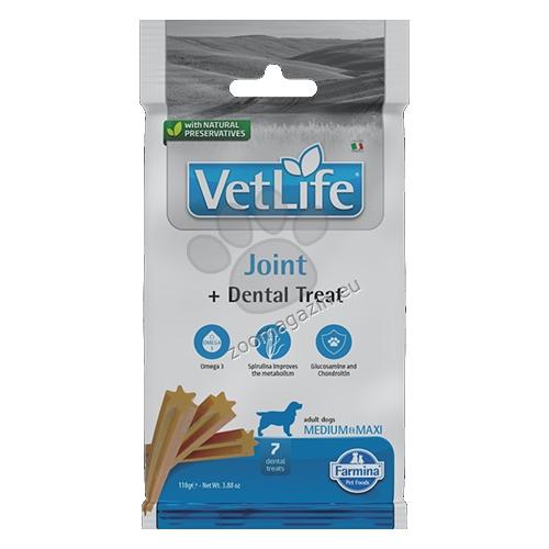 Vet Life Dog Dental Treat Joint Medium and Maxi - лакомства за здрави стави за кучета от средни и едри породи с омега-3 мастни киселини, хондроитин и глюкозамин 100 гр