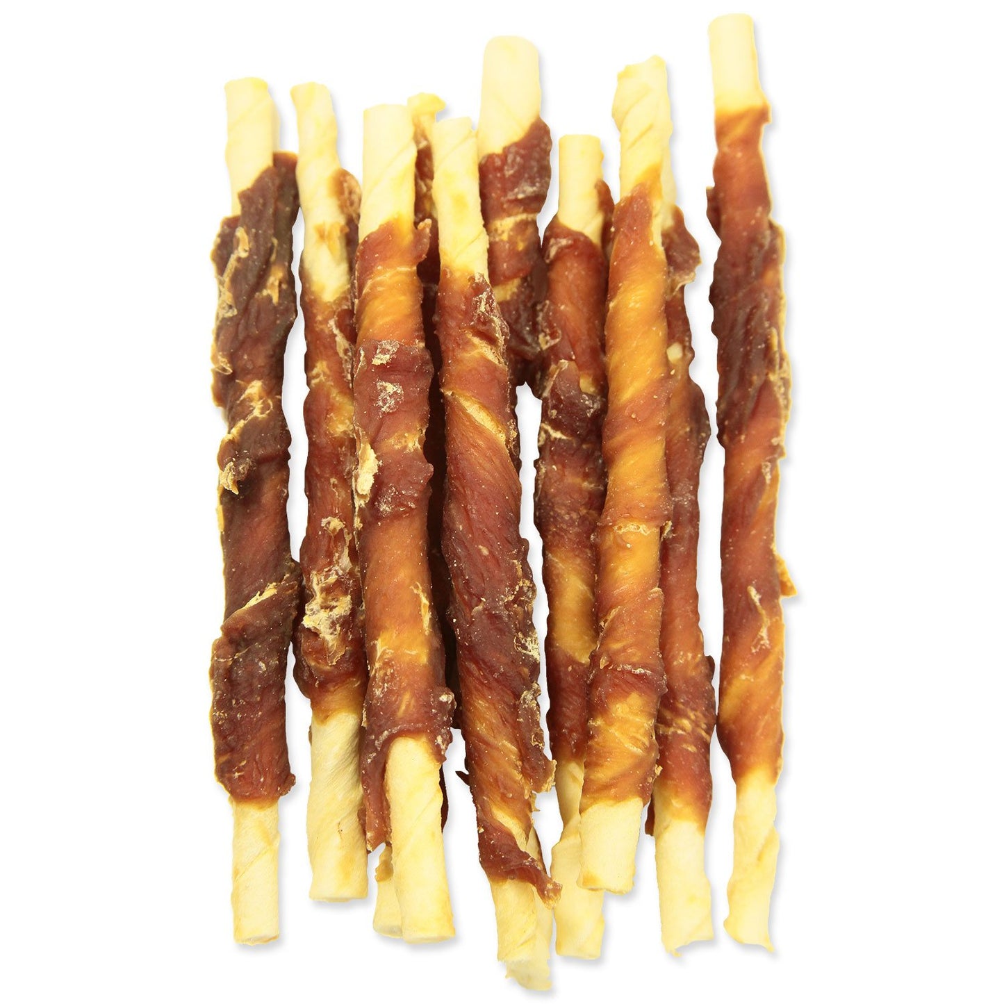 Rasco Premium Sticks Rawhide Roll By Duck - солета от телешка кожа и патешко месо 12 см 80 гр