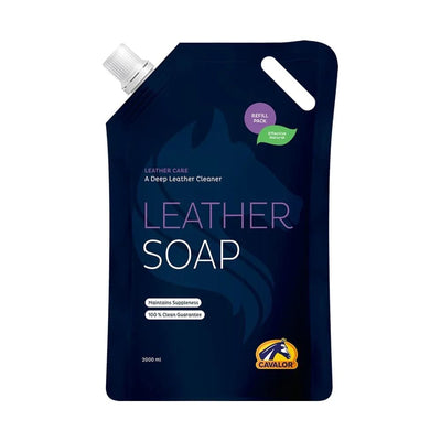 Cavalor Leather Soap - течен сапун на глицеринова основа за ослепително чисти кожени повърхности (седла и др.) 2000 мл.