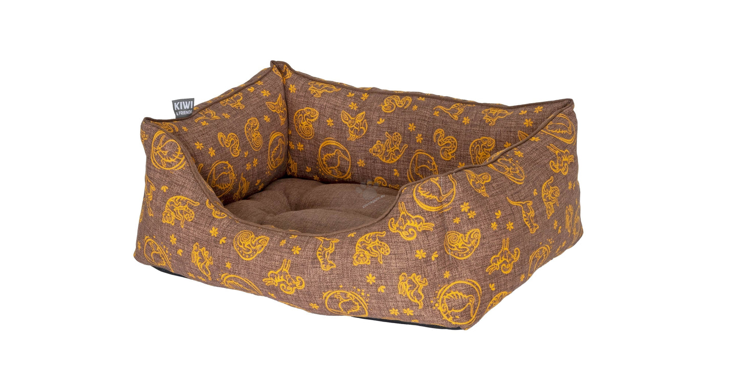 Kiwi Walker Kiwi and Friends Sofa Bed Brown XL - луксозно меко легло 110 / 85 / 26 см, кафяв