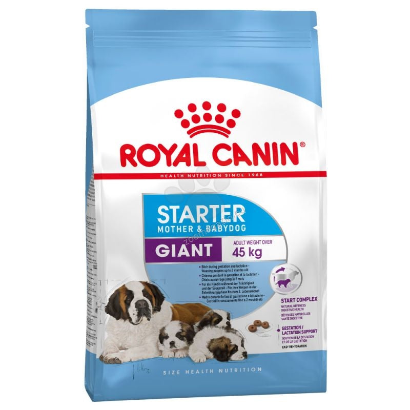 РАЗПРОДАЖБА Royal Canin Giant Starter M&B - за кучки от края на бременността и по време на кърменето,както и за отбиване на кученца до 2 месеца 15 кг.