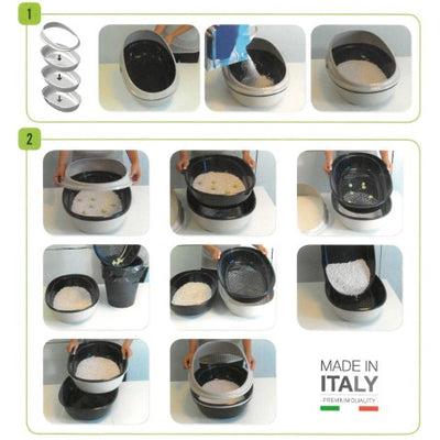 Nayeco Cocoriba Cat Litter - открита котешка тоалетна с борд и сито 59 / 39 / 27 см