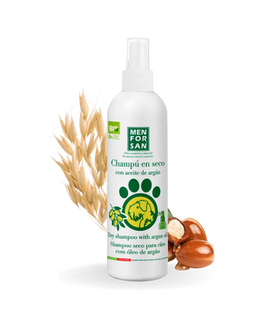 Menforsan Dry Shampoo with Argan Oil for Dogs - сух шампоан с арганово масло за кучета 250 мл
