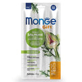 Monge Gift Cat Soft Sticks Hairball – стикчета за котки против космени топки, без зърнени култури, със сьомга и артишок 15 гр