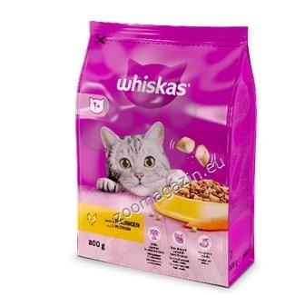 Whiskas Adult Chicken - суха храна за котки с пилешко месо 800 гр