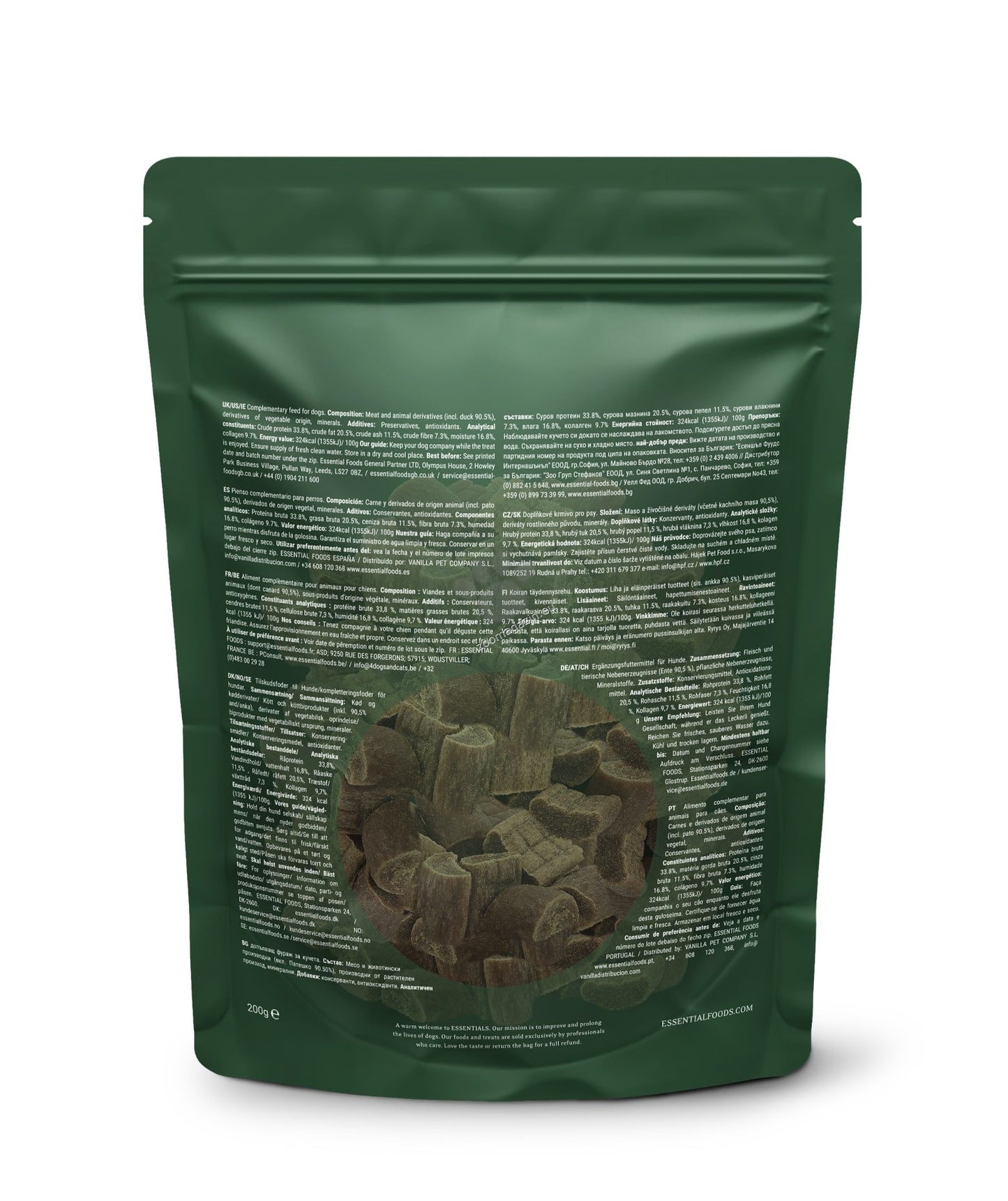 Essential Duck Sensations - лакомство за куче с патешко месо 200 гр