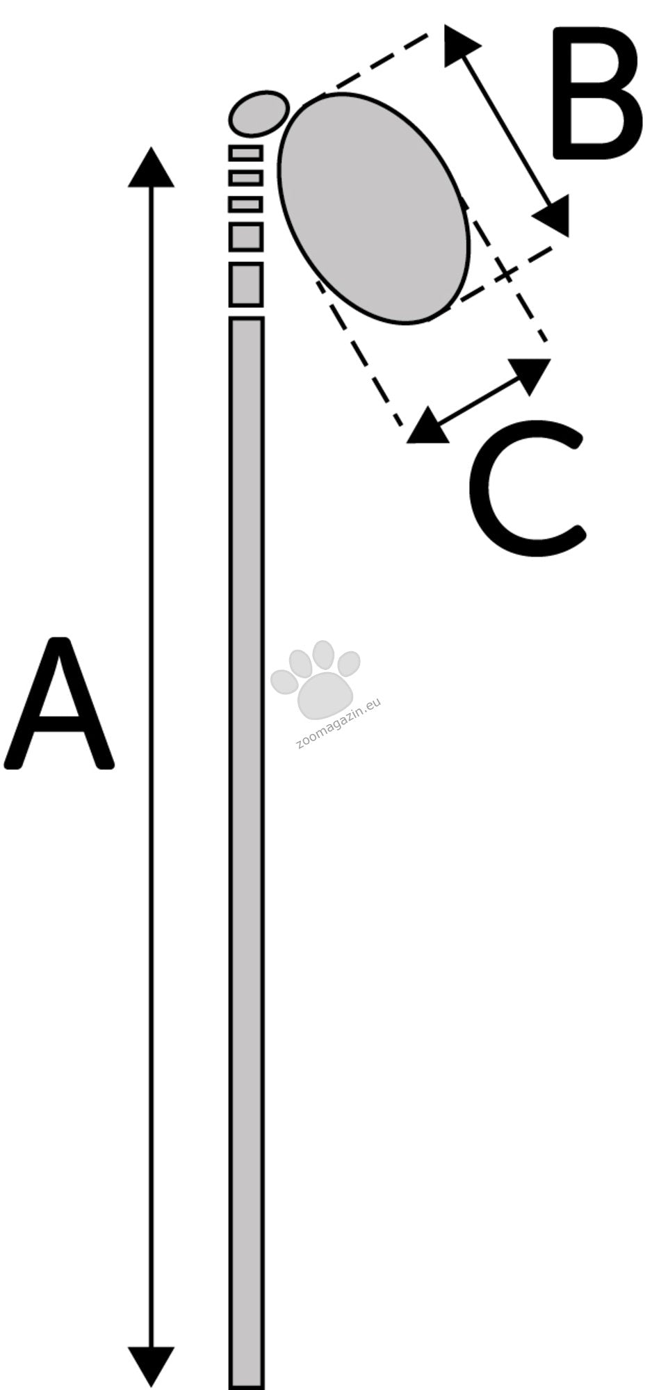 Flamingo Toy Nimmy Dangler - въдица за котки 61-186 / 22 / 17 см