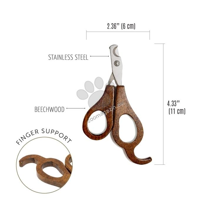 Tauro Pro Line Wooden Scissors for Nails - ножица за рязане на нокти 11 / 6 / 1 см