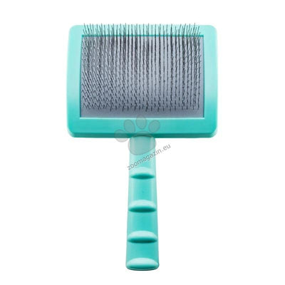 Tauro Pro Line Brush L - пластмасова четка с тънки и меки зъби 17,5 / 10,6 / 6,2 см, зелен