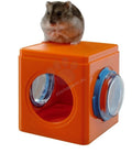 Ferplast - Cube fri4836 - къщичка за гризачи / оранжева, синя / 12,5 / 9,5 / 10,5 cm