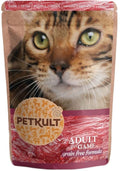 Petkult Adult Cat Game - пълноценен пауч за котки с дивеч 100 гр
