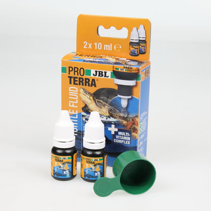 JBL ProTerra Turtle Fluid - течни мултивитамини за водни и блатни костенурки за обогатяване на храната 20 мл