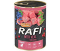 RAFI Junior Beef - с телешко и боровинки, за малки кученца 400 гр.