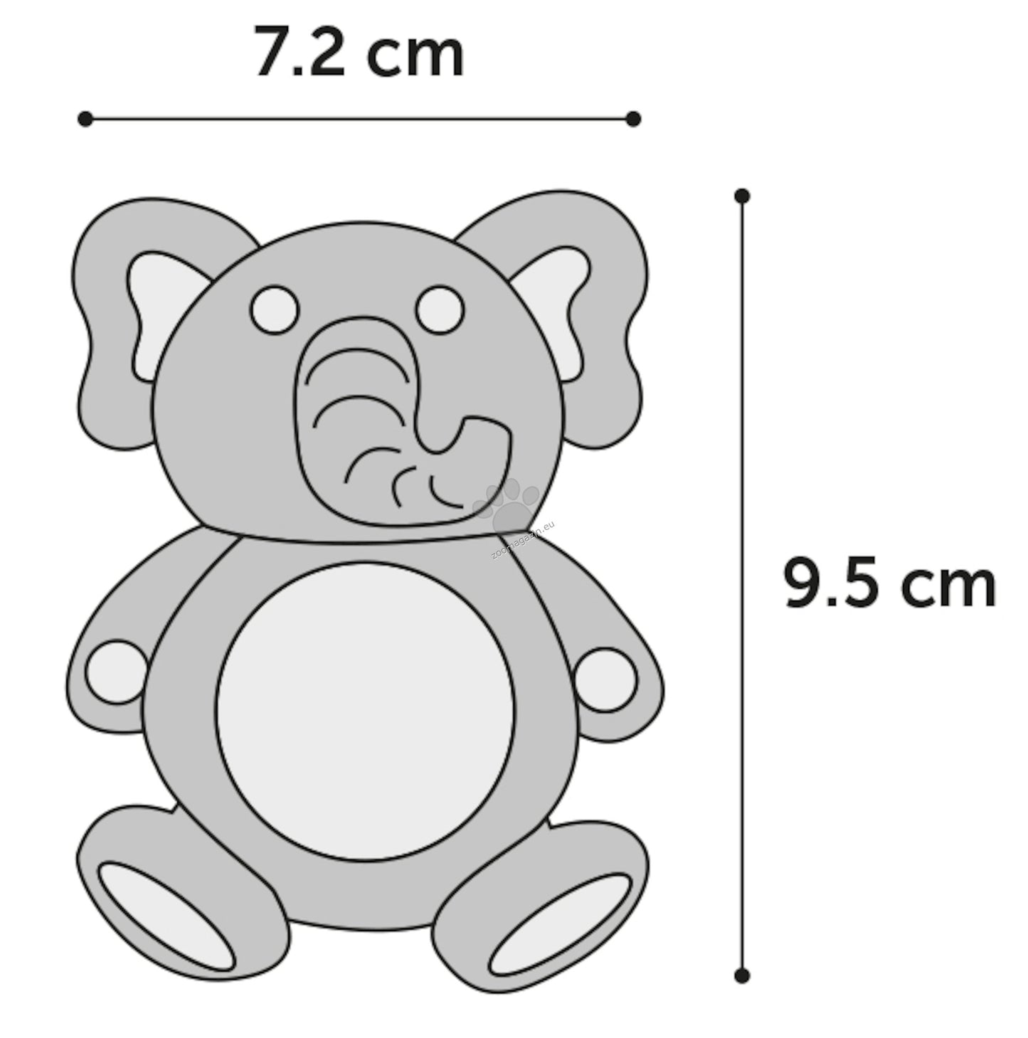 Flamingo Toy Puppy Loekie Mix - играчки за кученца 3 бр