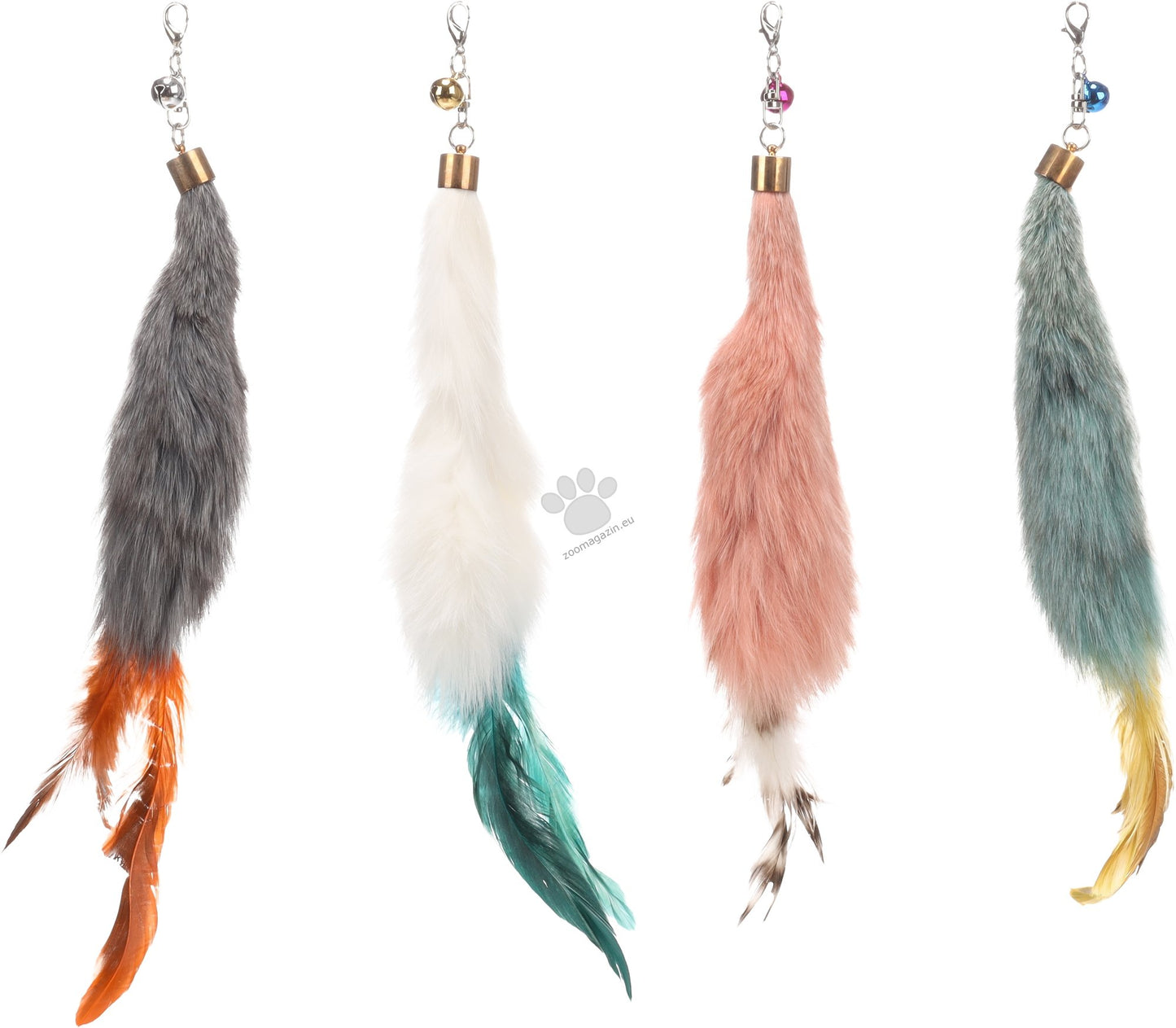 Flamingo Toy Rixt Brush for Dangler - висулка за въдица за котки 29 / 8 / 2,5 см