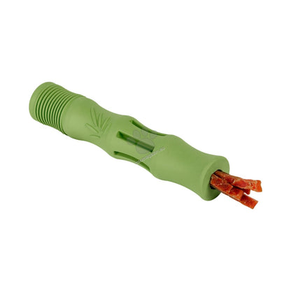 Waudog Natural Dog Toy Stick - играчка за лакомства от биоразградима гума 18 см, зелен