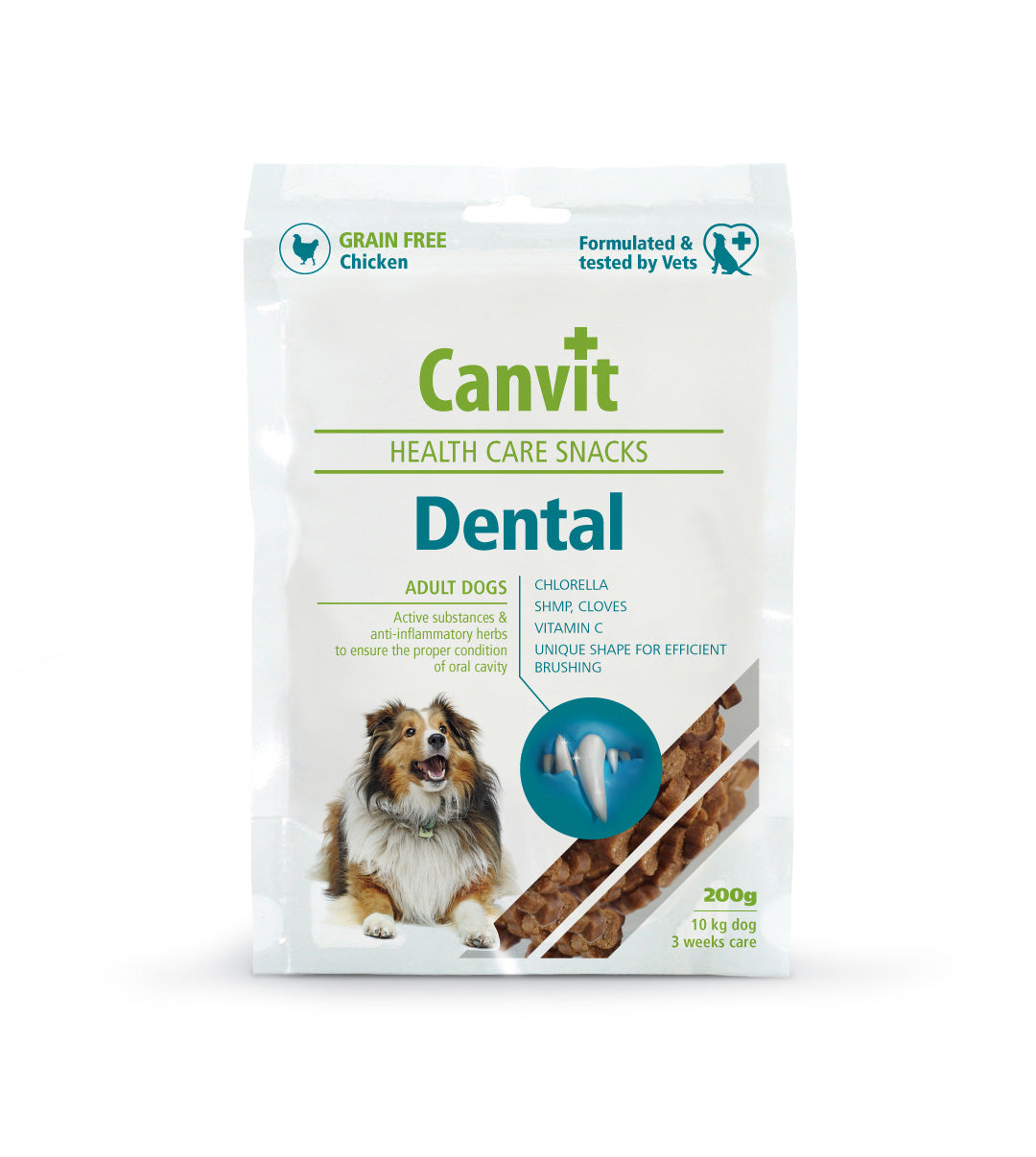 Canvit Snack Dental - дентално лакомство за кучета 200 гр