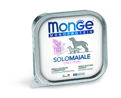 Monge Monoprotein Patе Pork - пастет за кучета в зряла възраст със свинско месо 150 гр