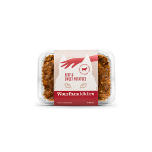 WolfPack Kitchen Beef and Sweet Potatoes - готвена храна за кучета с говеждо 400 г