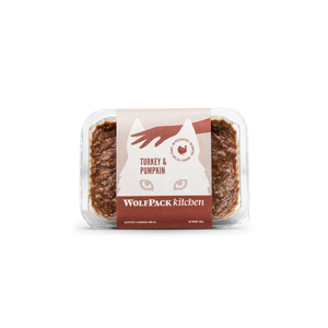 WolfPack Kitchen Turkey and Pumpkin - готвена храна за кучета с пуешко и тиква 400 г