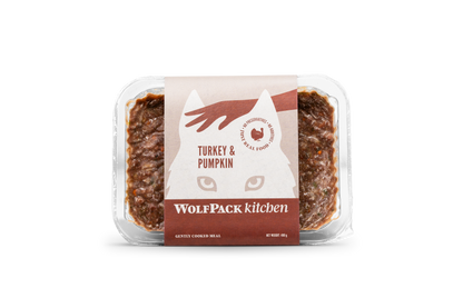 WolfPack Kitchen Turkey and Pumpkin - готвена храна за кучета с пуешко и тиква 400 г
