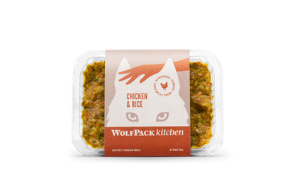 WolfPack Kitchen Chicken and Rice - готвента храна за кучета с пилешко 400 г