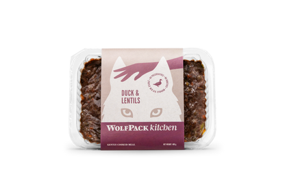 WolfPack Kitchen Duck and Lentils - готвенна храна за ккучета с патешко 400 г