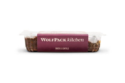 WolfPack Kitchen Duck and Lentils - готвенна храна за ккучета с патешко 400 г