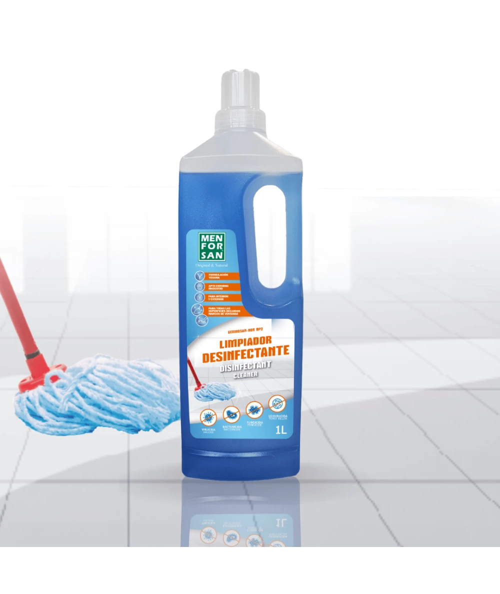 Menforsan Hygieninsing Floor Cleaner - бързо изпаряващо се дезинфектантно почистващо средство за под 1 литър