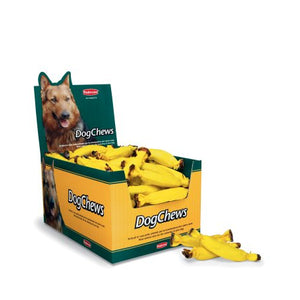 Padovan Dog Chews Banana - лакомство за куче от пресована кожа, кутия 2 кг