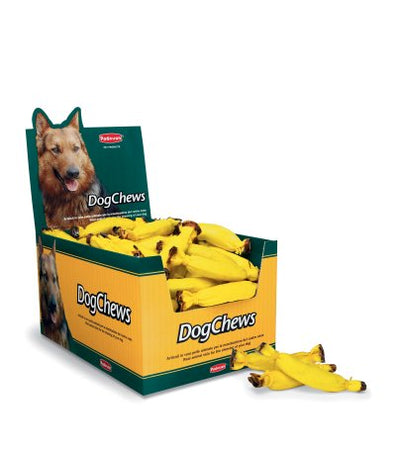 Padovan Dog Chews Banana - лакомство за куче от пресована кожа, кутия 2 кг