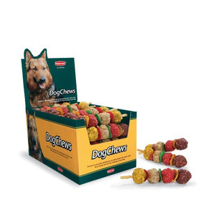 Padovan Dog Chews Kebab - лакомство за куче от пресована кожа, кутия 1.92 кг