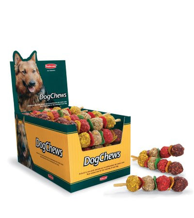 Padovan Dog Chews Kebab - лакомство за куче от пресована кожа, кутия 1.92 кг