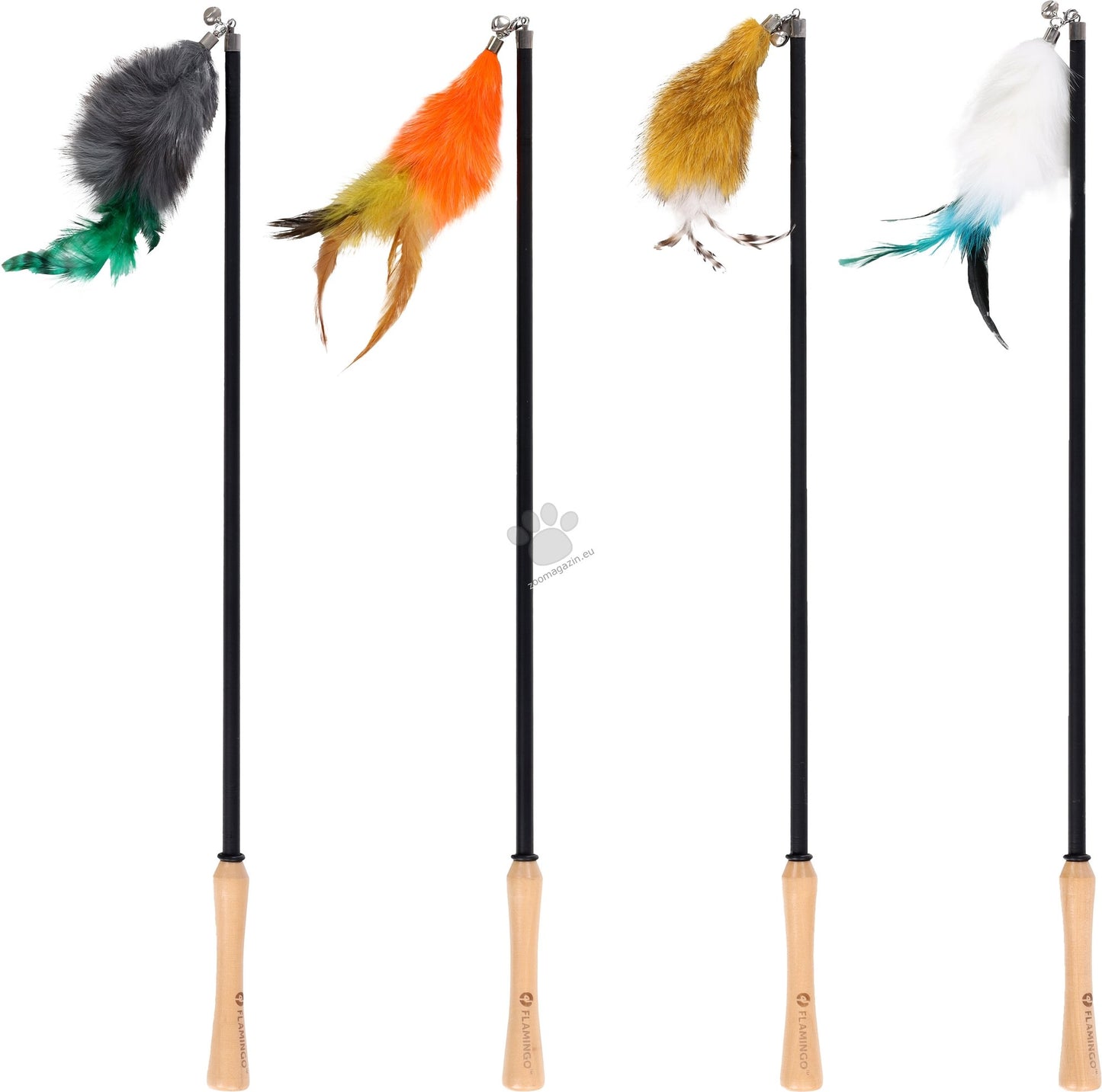 Flamingo Toy Nouk Dangler - въдица за котки 61-142 / 17,5 / 6 см