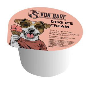 Von Barf Wild Salmon Ice Cream - сладолед за куче със сьомга 90 мл
